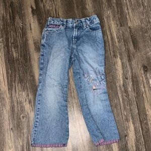 Vintage kids gap girls jeans size 5 - patchwork